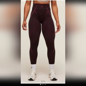 Gymshark Apex Lift Seamless Leggings cherry purple